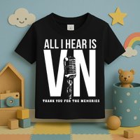 All I Hear Is Vin Scully Microphone Rest In Peace RIP Thank For The Memories Baseball Toddler T-Shirt