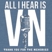All I Hear Is Vin Scully Microphone Rest In Peace RIP Thank For The Memories Baseball Garment-Dyed Sweatshirt
