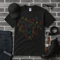 ASL ILY Heart Sign Language Interpreter Deaf ASL Teacher Tall T-Shirt