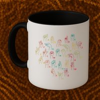 ASL ILY Heart Sign Language Interpreter Deaf ASL Teacher Coffee Mug