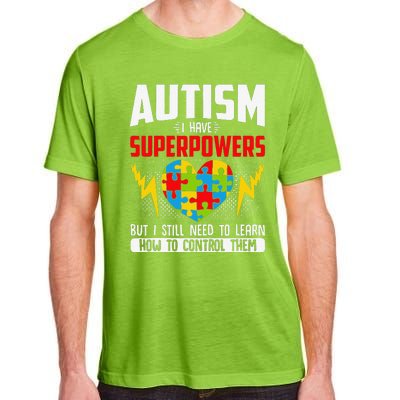 Autism I Have Superpowers Disabilities Adult ChromaSoft Performance T-Shirt