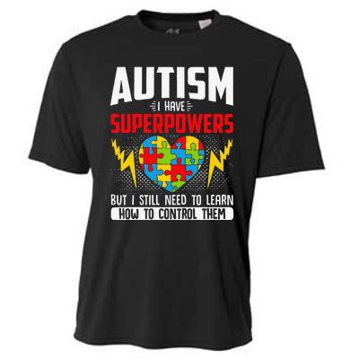 Autism I Have Superpowers Disabilities Cooling Performance Crew T-Shirt