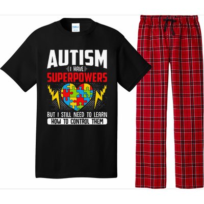 Autism I Have Superpowers Disabilities Pajama Set