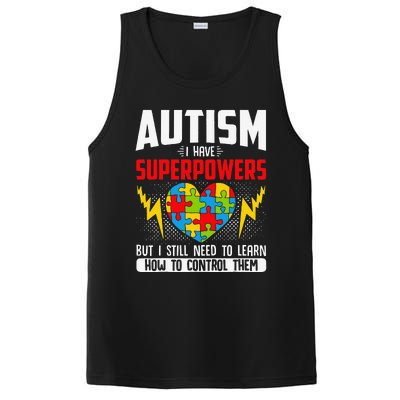 Autism I Have Superpowers Disabilities PosiCharge Competitor Tank