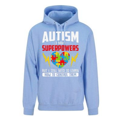 Autism I Have Superpowers Disabilities Unisex Surf Hoodie