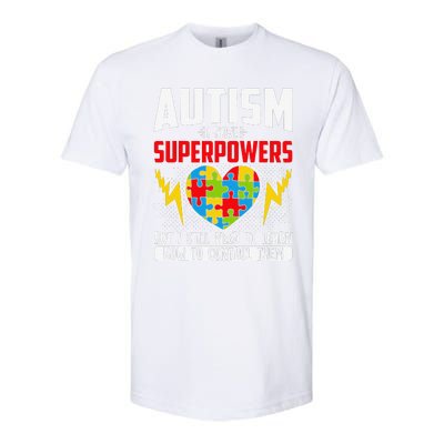 Autism I Have Superpowers Disabilities Softstyle CVC T-Shirt