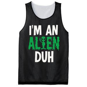 Alien Invasion Halloween Outfit Mesh Reversible Basketball Jersey Tank