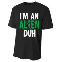 Alien Invasion Halloween Outfit Performance Sprint T-Shirt