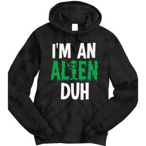 Alien Invasion Halloween Outfit Tie Dye Hoodie