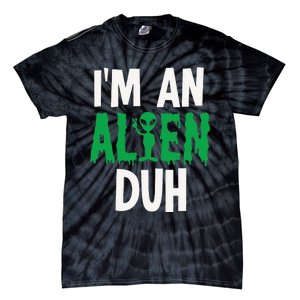 Alien Invasion Halloween Outfit Tie-Dye T-Shirt