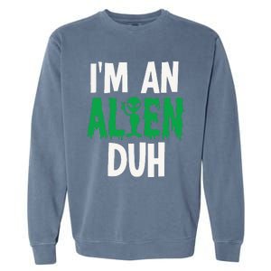 Alien Invasion Halloween Outfit Garment-Dyed Sweatshirt