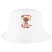 Apparently I Have An Attitude Funny Cow Lover Sarcasm Groovy Cool Comfort Performance Bucket Hat