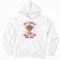 Apparently I Have An Attitude Funny Cow Lover Sarcasm Groovy Hoodie
