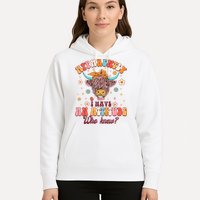 Apparently I Have An Attitude Funny Cow Lover Sarcasm Groovy Hoodie