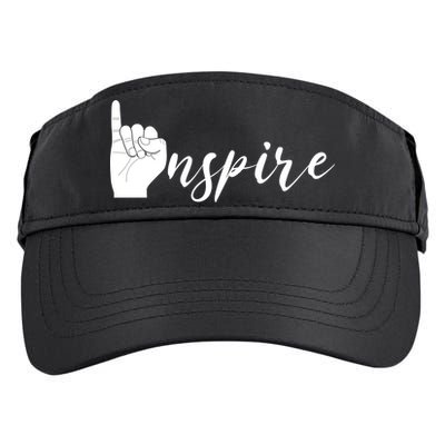 ASL I Hand Inspire SIgn Langage Adult Drive Performance Visor