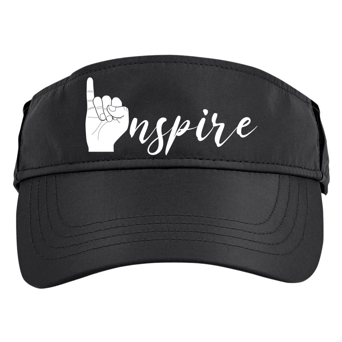 ASL I Hand Inspire SIgn Langage Adult Drive Performance Visor