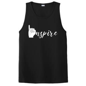 ASL I Hand Inspire SIgn Langage PosiCharge Competitor Tank