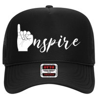 ASL I Hand Inspire SIgn Langage Trucker Hat