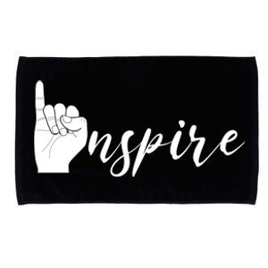 ASL I Hand Inspire SIgn Langage Microfiber Hand Towel