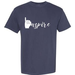 ASL I Hand Inspire SIgn Langage Garment-Dyed Heavyweight T-Shirt