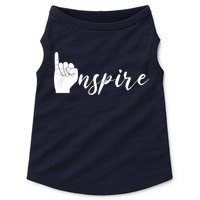 ASL I Hand Inspire SIgn Langage Doggie Tank