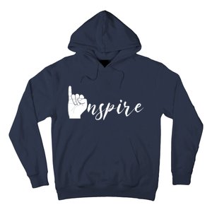 ASL I Hand Inspire SIgn Langage Hoodie