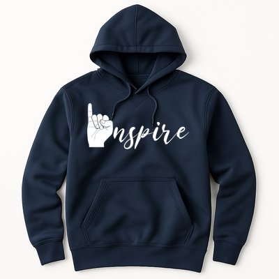 ASL I Hand Inspire SIgn Langage Hoodie