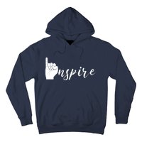 ASL I Hand Inspire SIgn Langage Hoodie