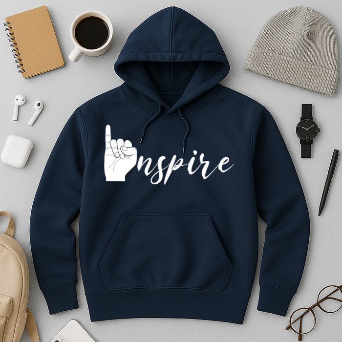 ASL I Hand Inspire SIgn Langage Hoodie