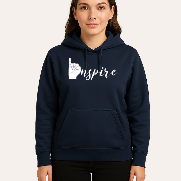 ASL I Hand Inspire SIgn Langage Hoodie