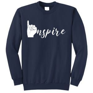 ASL I Hand Inspire SIgn Langage Sweatshirt