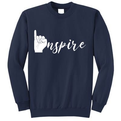 ASL I Hand Inspire SIgn Langage Sweatshirt
