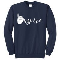 ASL I Hand Inspire SIgn Langage Sweatshirt