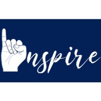 ASL I Hand Inspire SIgn Langage Bumper Sticker