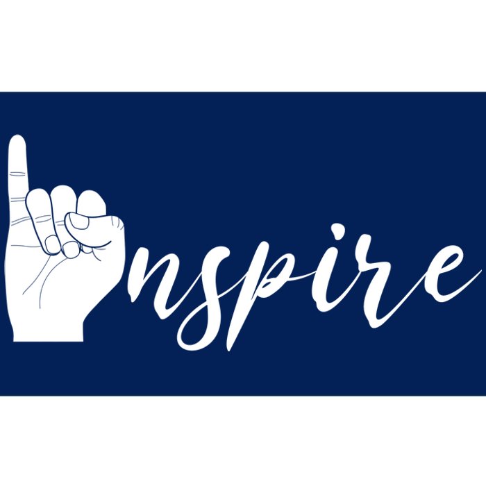 ASL I Hand Inspire SIgn Langage Bumper Sticker