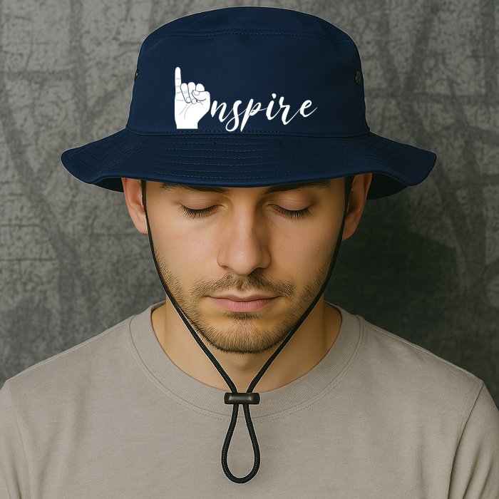 ASL I Hand Inspire SIgn Langage Bucket Hat