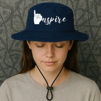 ASL I Hand Inspire SIgn Langage Bucket Hat