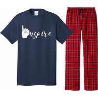 ASL I Hand Inspire SIgn Langage Pajama Set