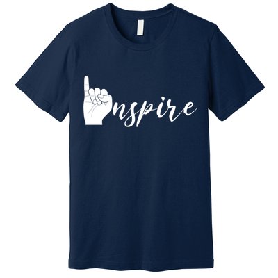ASL I Hand Inspire SIgn Langage Premium T-Shirt