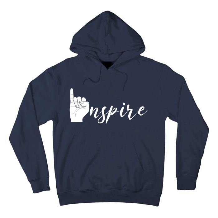 ASL I Hand Inspire SIgn Langage Tall Hoodie