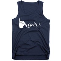 ASL I Hand Inspire SIgn Langage Tank Top