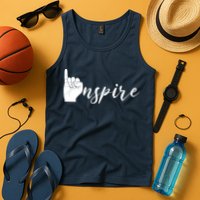 ASL I Hand Inspire SIgn Langage Tank Top