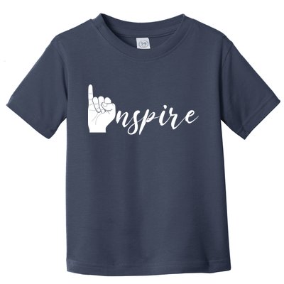 ASL I Hand Inspire SIgn Langage Toddler T-Shirt