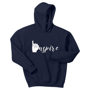 ASL I Hand Inspire SIgn Langage Kids Hoodie