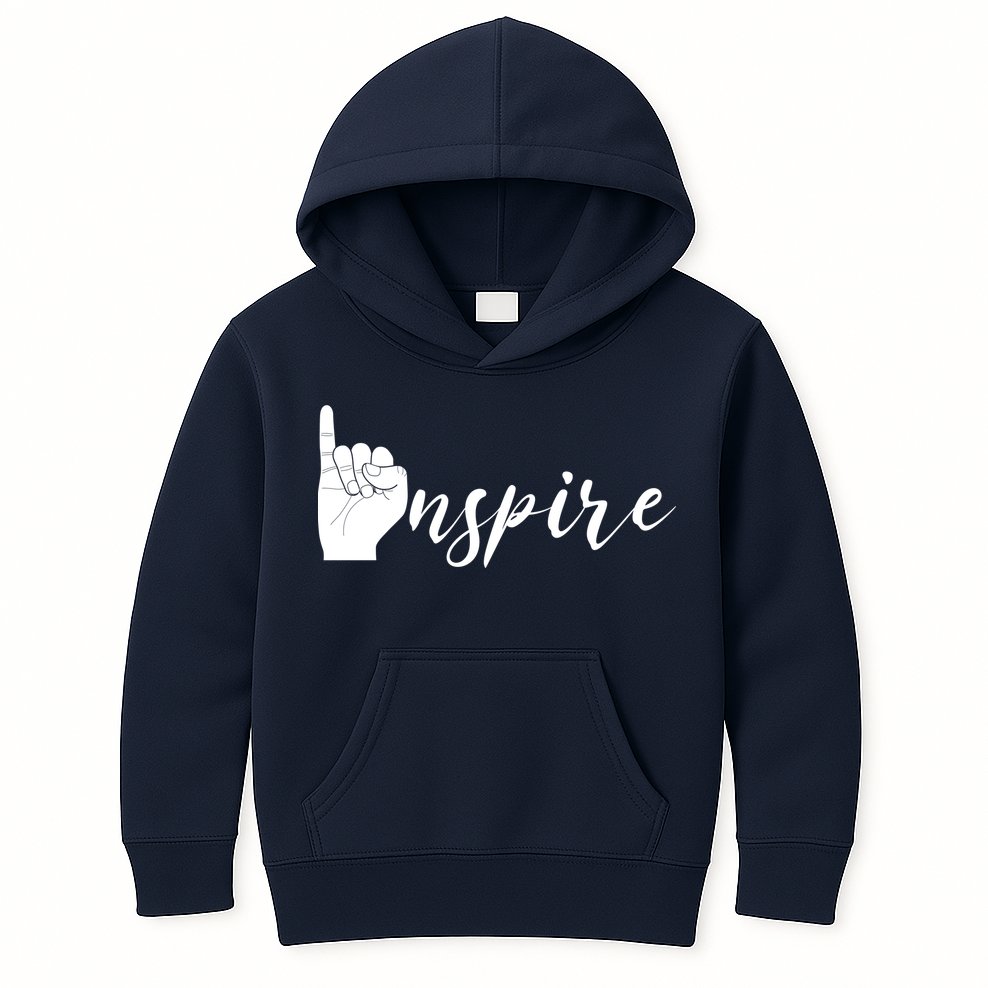 ASL I Hand Inspire SIgn Langage Kids Hoodie