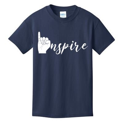 ASL I Hand Inspire SIgn Langage Kids T-Shirt