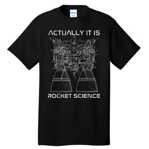 Actually It Is Rocket Science Math Engineering Teacher Tall T-Shirt