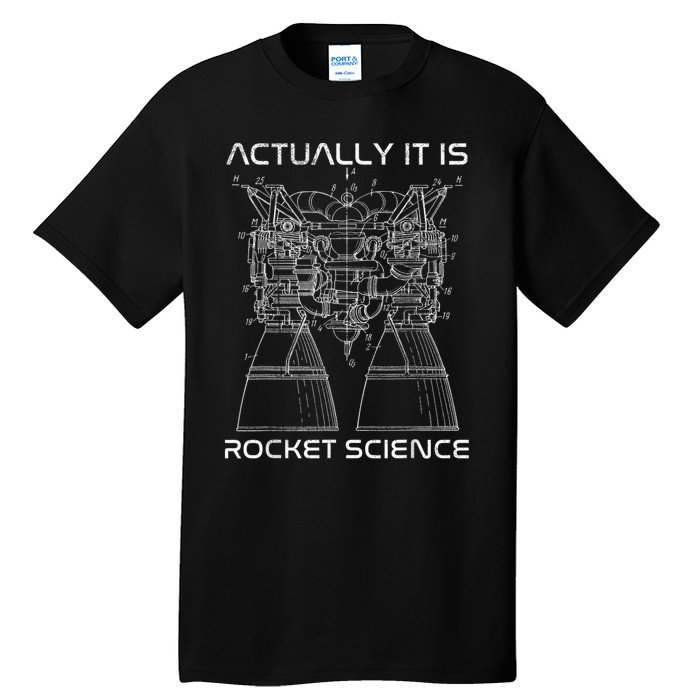 Actually It Is Rocket Science Math Engineering Teacher Tall T-Shirt