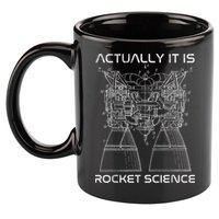 Actually It Is Rocket Science Math Engineering Teacher 11oz C Handle Ceramic Mug