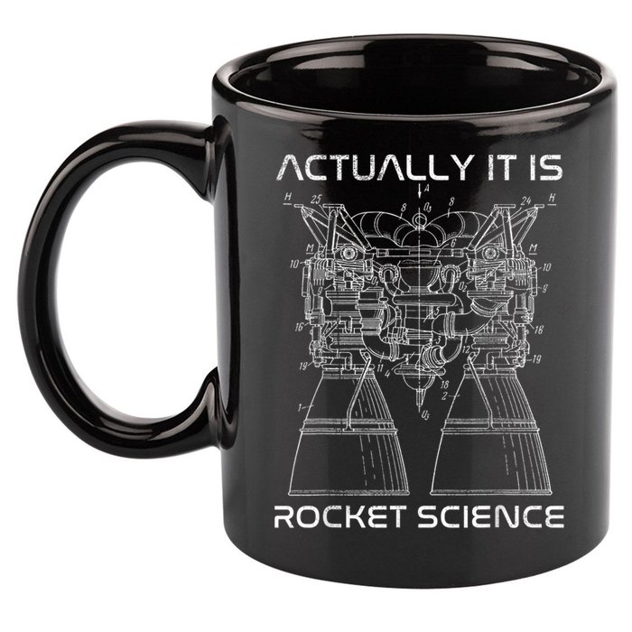 Actually It Is Rocket Science Math Engineering Teacher 11oz C Handle Ceramic Mug